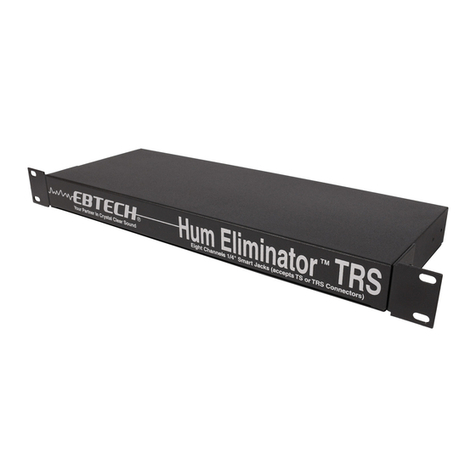 Ebtech Hum Eliminator XLR Manuale utente
