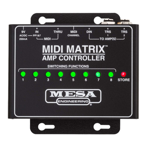 MESA ENGINEERING MIDI MATRIX Manuale utente