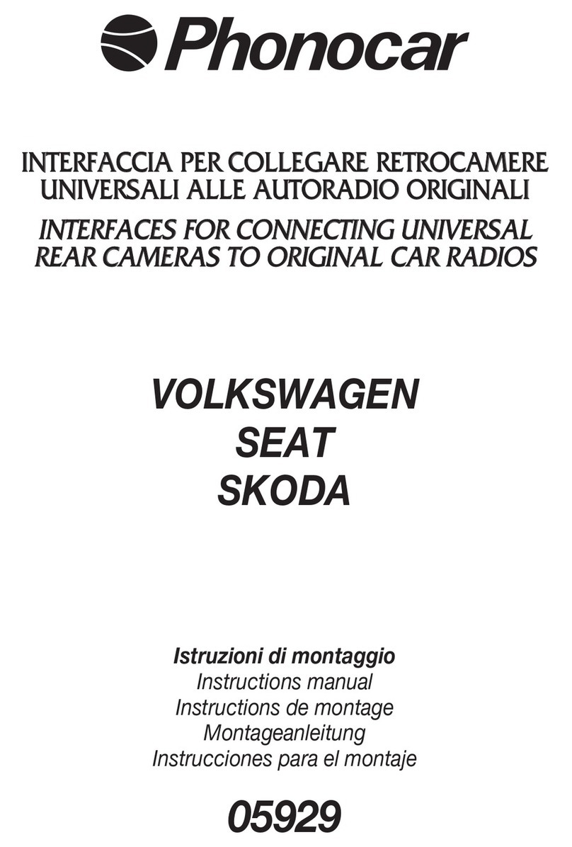 Phonocar 05929 Manuale utente