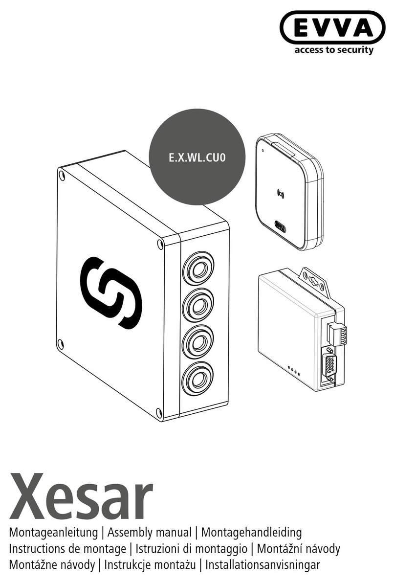 EVVA Xesar E.X.WL.CU0 Manuale utente