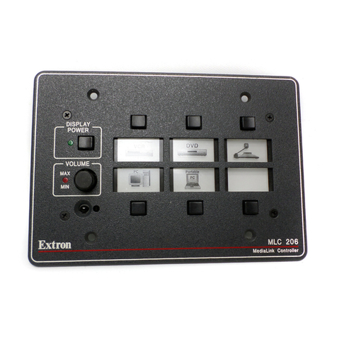 Extron electronics MLC 206 Manuale elenco delle parti