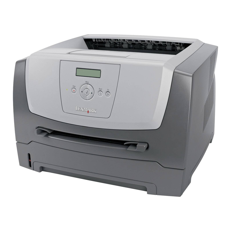 Lexmark E350d Manuale utente