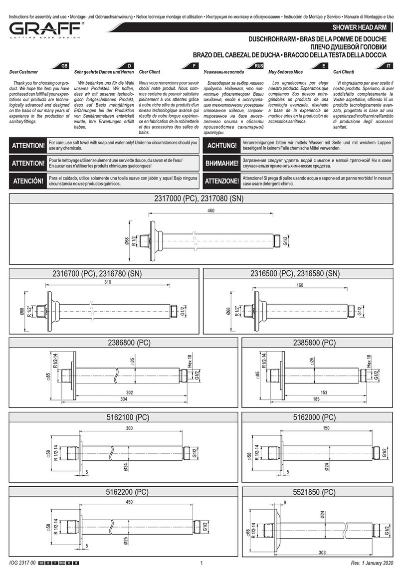 Graff E-8527 Manuale dell'operatore