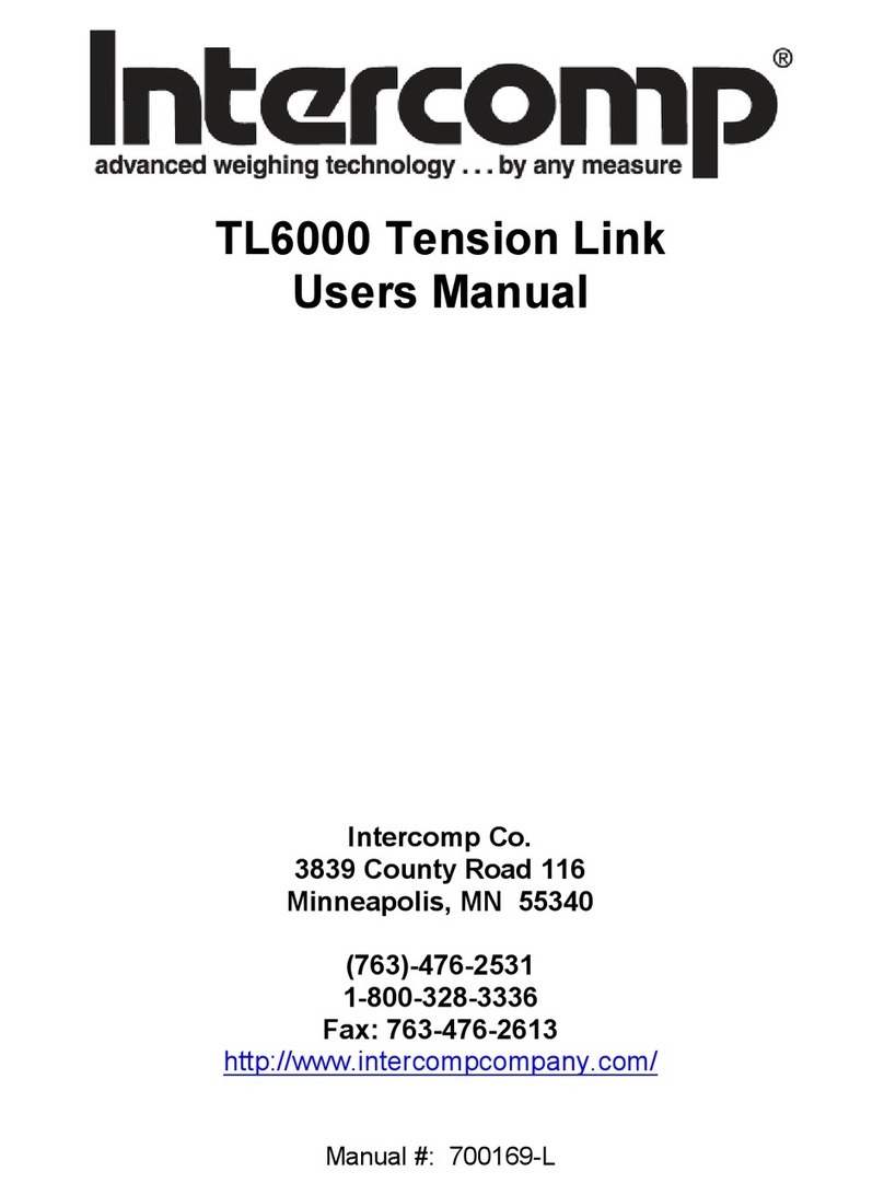 Intercomp Tension Link TL6000 Manuale utente