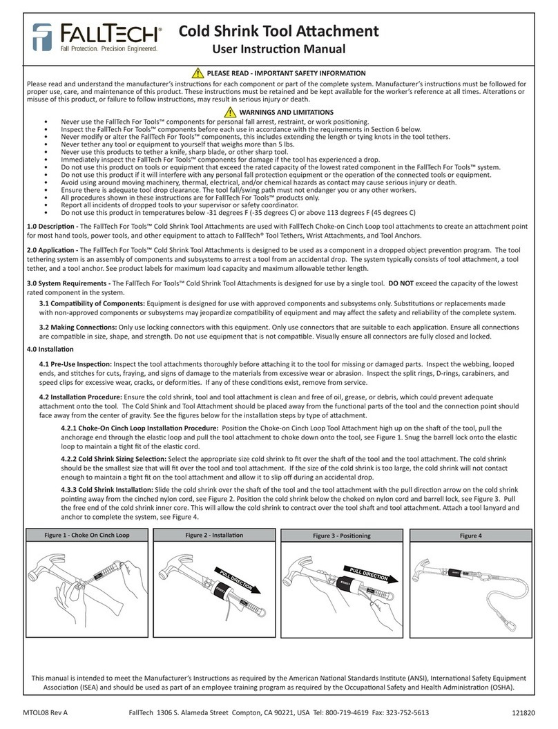 Falltech 5410A5 Manuale dell'operatore