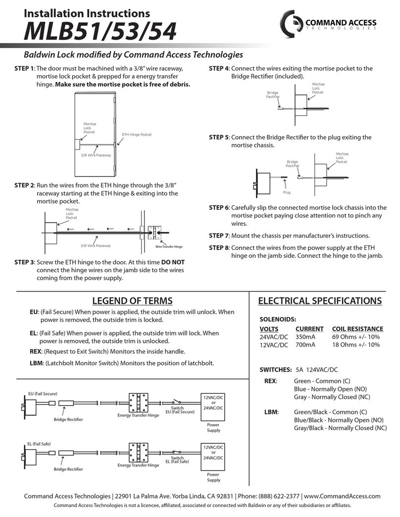 Command access MLB51 Manuale utente