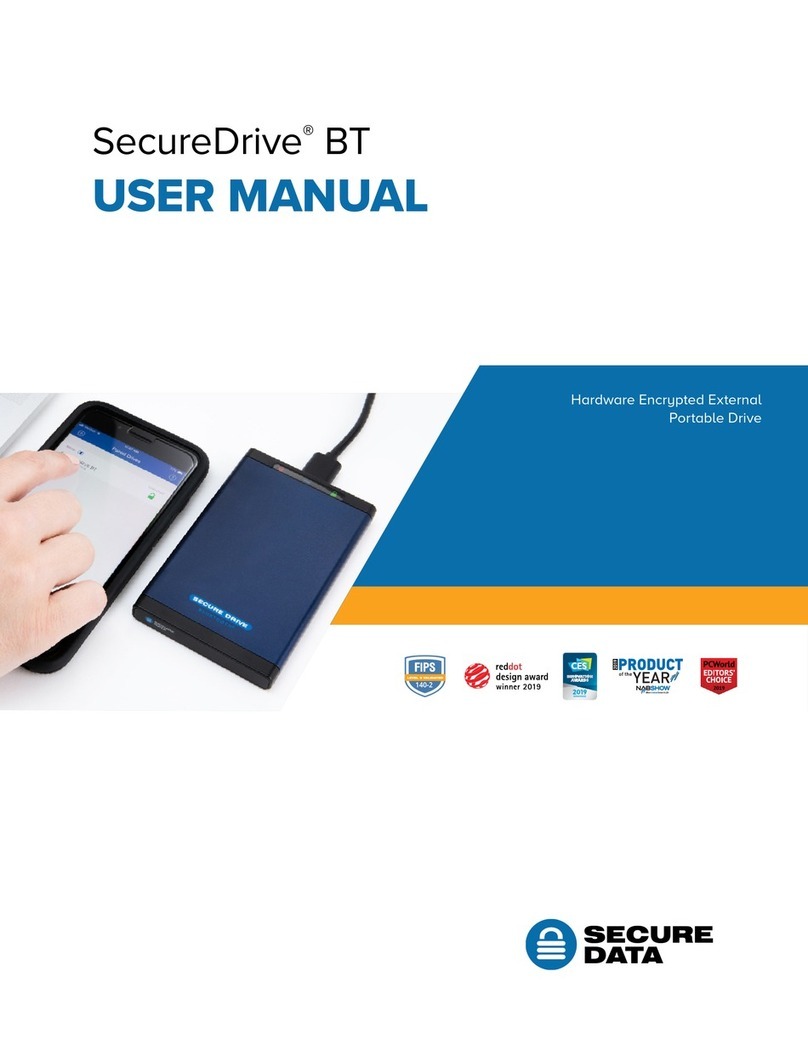 SecureData SecureDrive BT Manuale utente