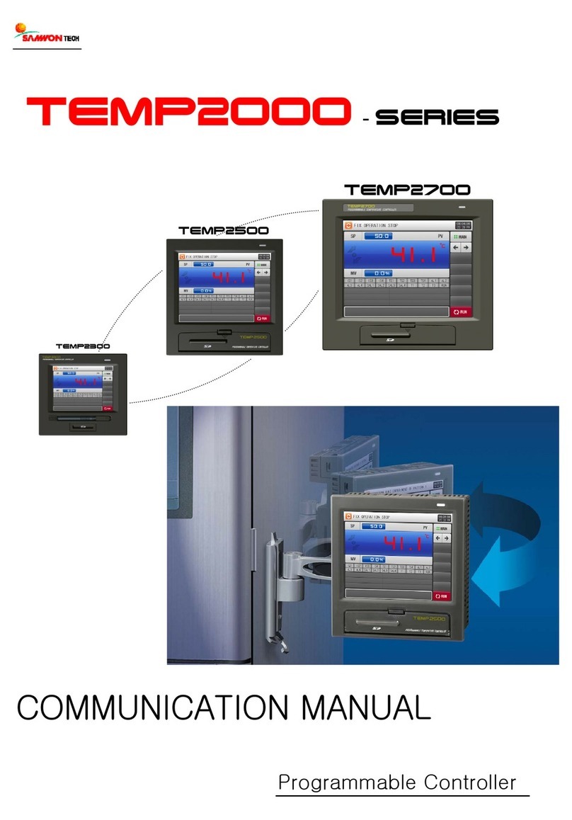 Samwontech TEMP2000 Series Manuale per l'uso e la cura