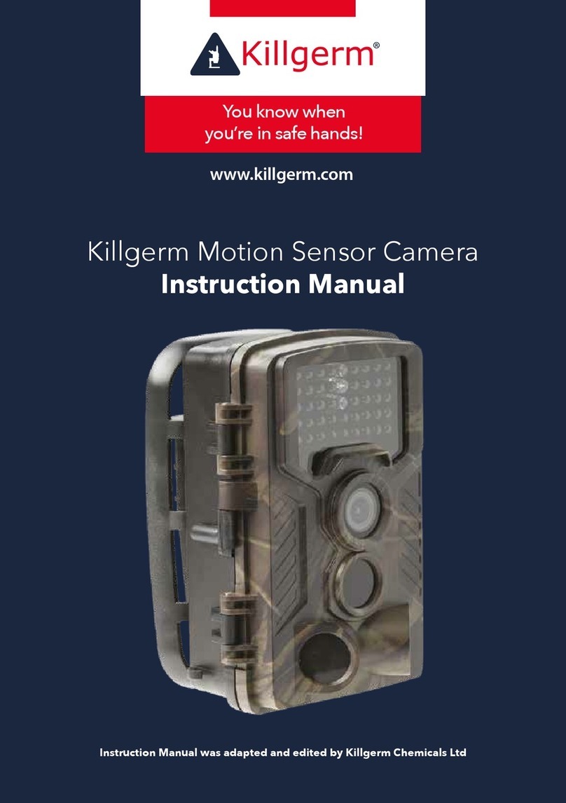 Killgerm Motion Sensor Camera Manuale utente