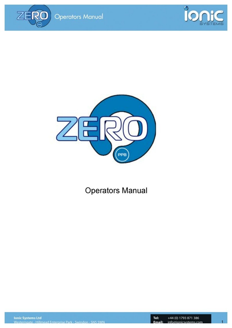 IONIC Zero PPM Manuale utente