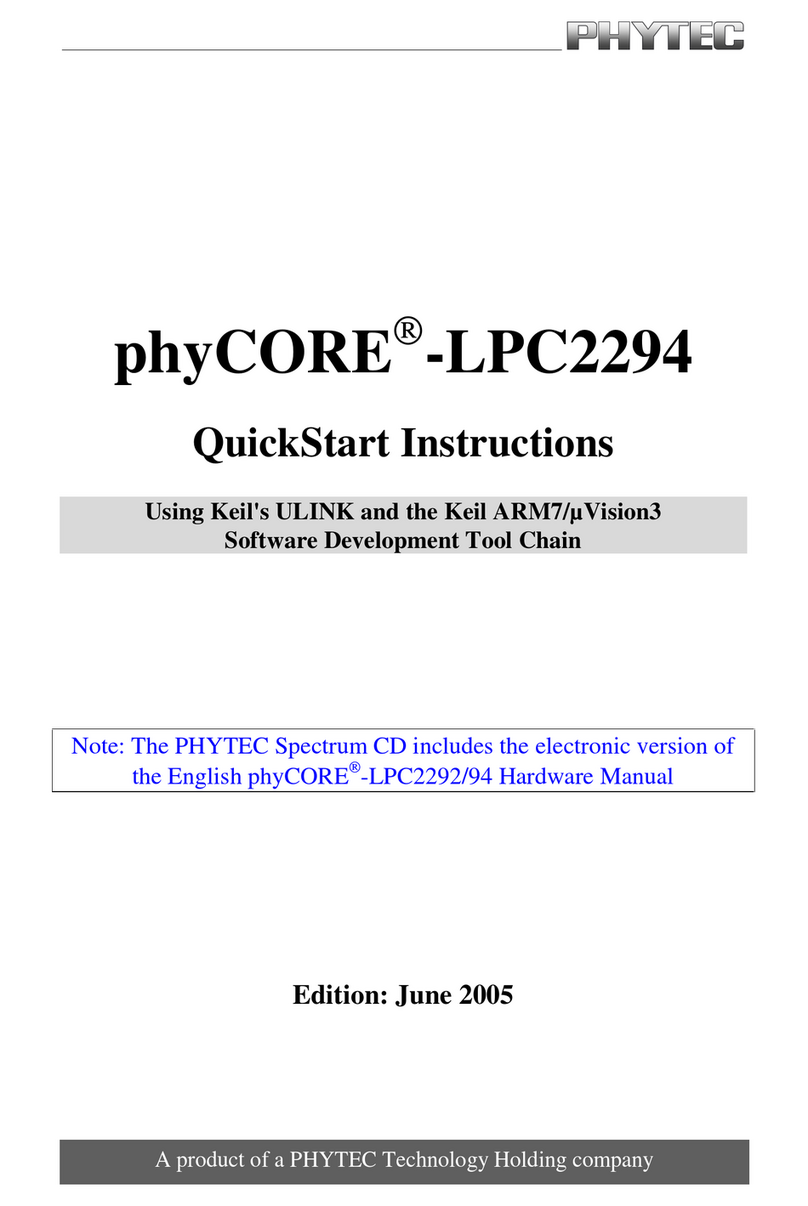 Phytec phyCORE-LPC2294 Manuale di programmazione
