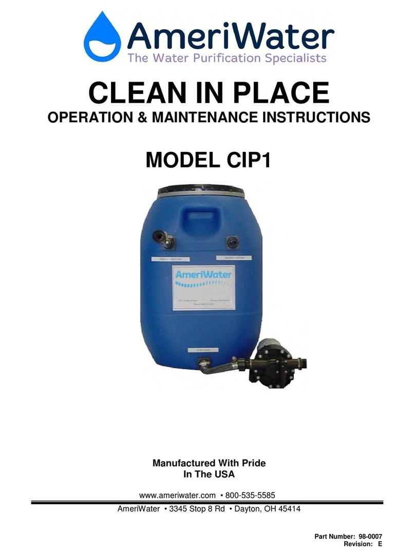 AmeriWater CIP1 Manuale di istruzioni AmeriWater CIP1 Manuale di istruzioni