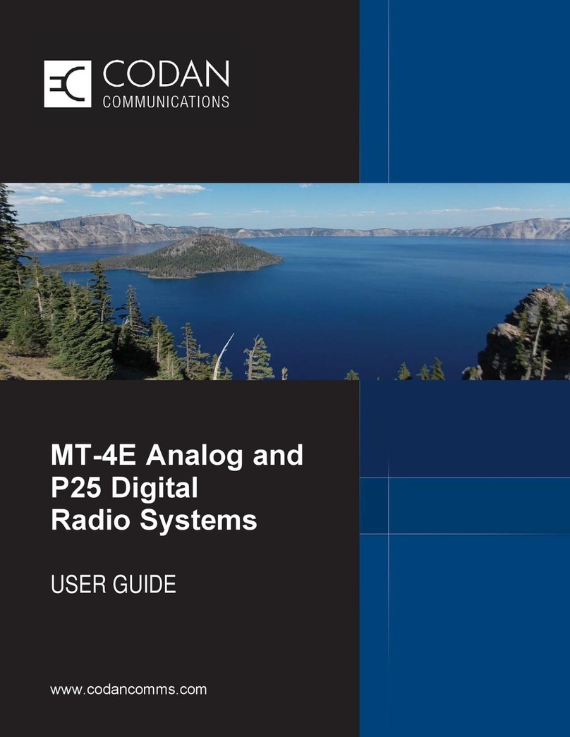 Codan MT-4E Manuale utente