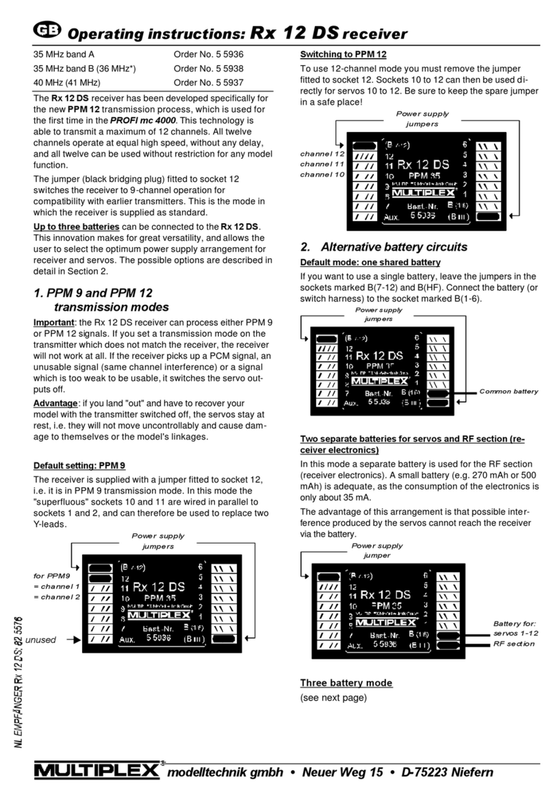 Multiplex Rx 12 DS Manuale utente