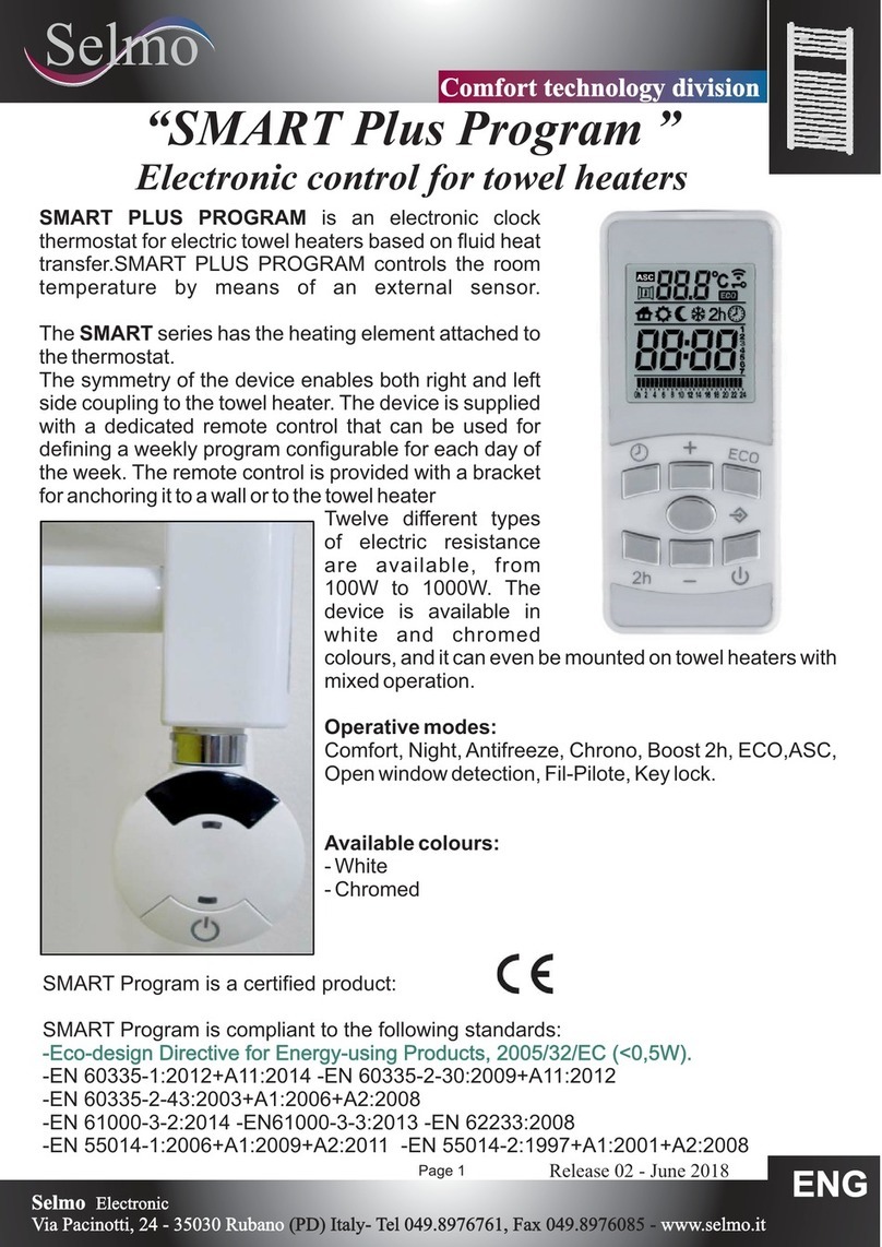 Selmo SMART PLUS PROGRAM Manuale utente