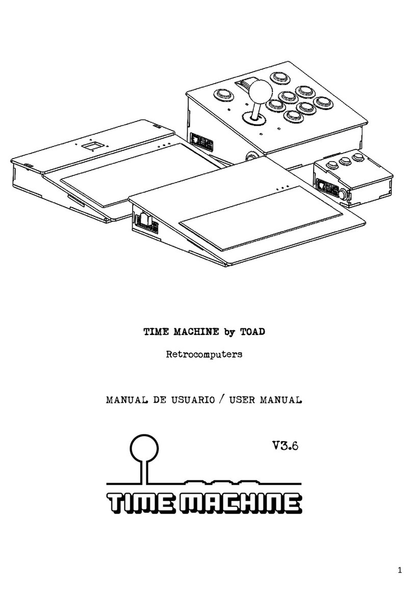 TOAD TIME MACHINE Manuale utente