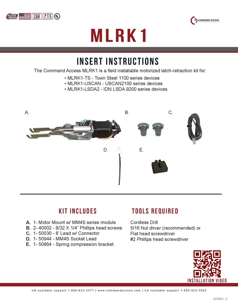 Command access MLRK1 Series Manuale utente