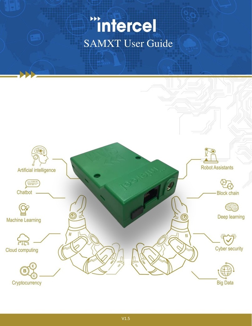 Intercel SAMXT Manuale utente Intercel SAMXT Manuale utente