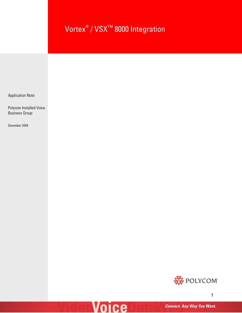 Polycom Vortex Series Supplemento