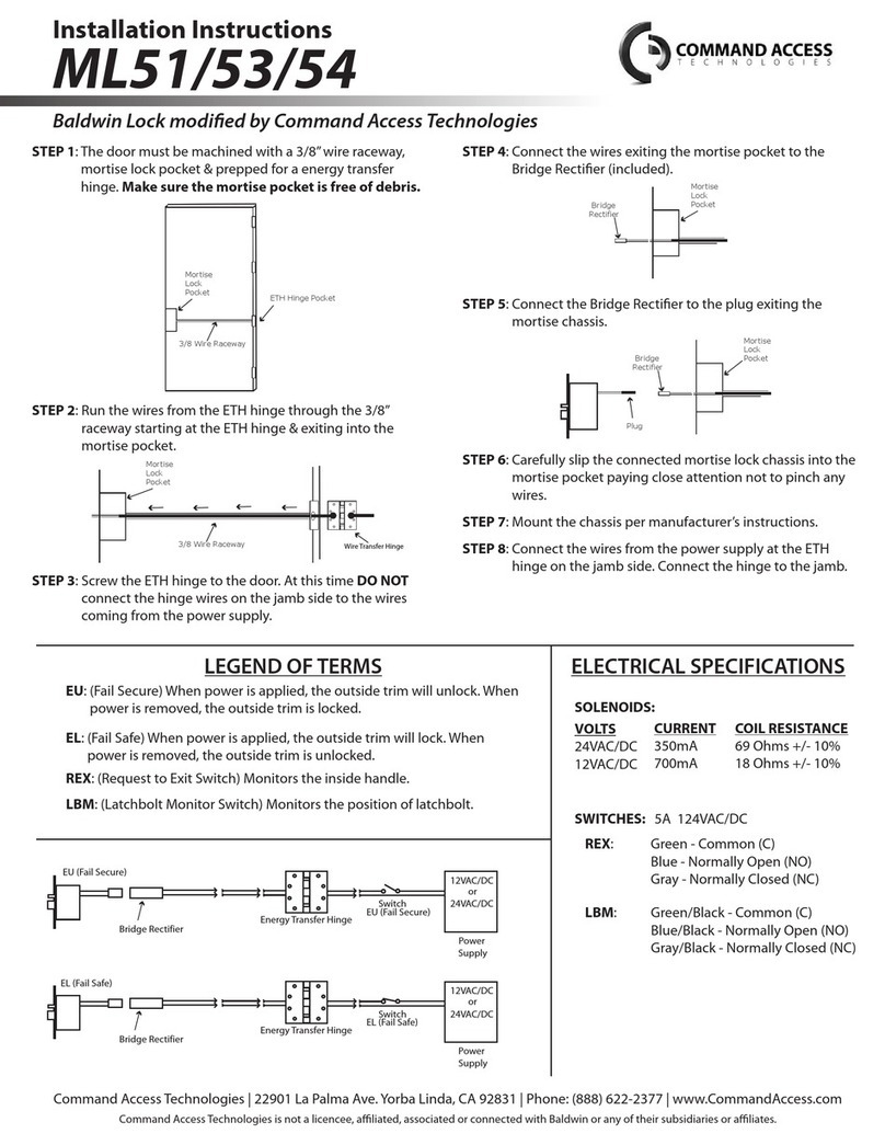 Command access ML51 Manuale utente
