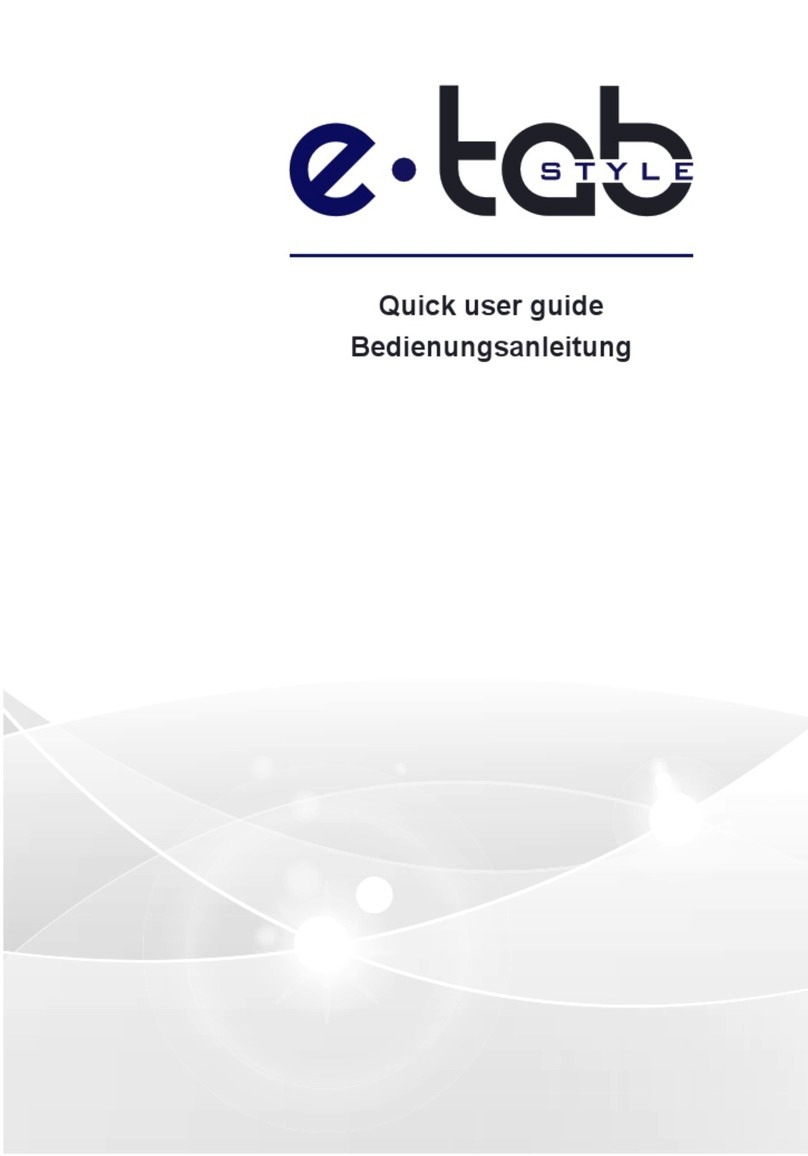 Microtech E-tab Style ETS101PR Manuale di istruzioni