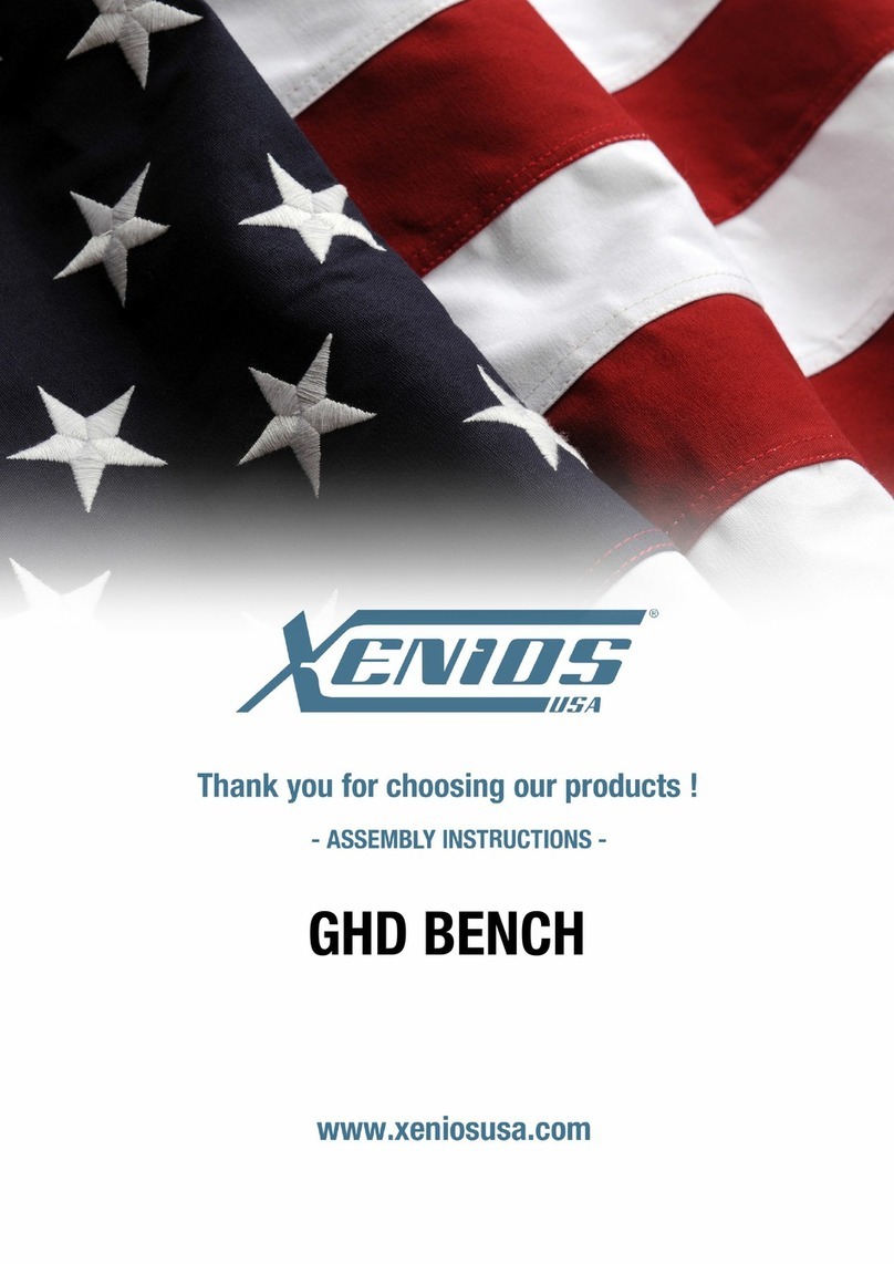 Xenios GHD BENCH Manuale utente