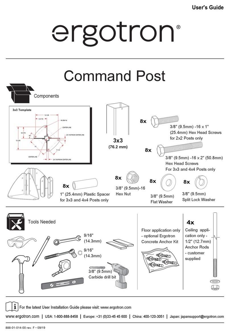 Ergotron Command Post Manuale utente