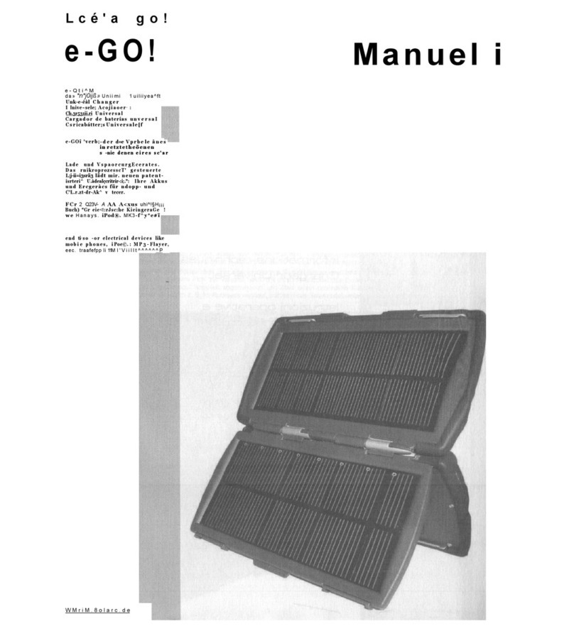 Solarc e.GO Manuale