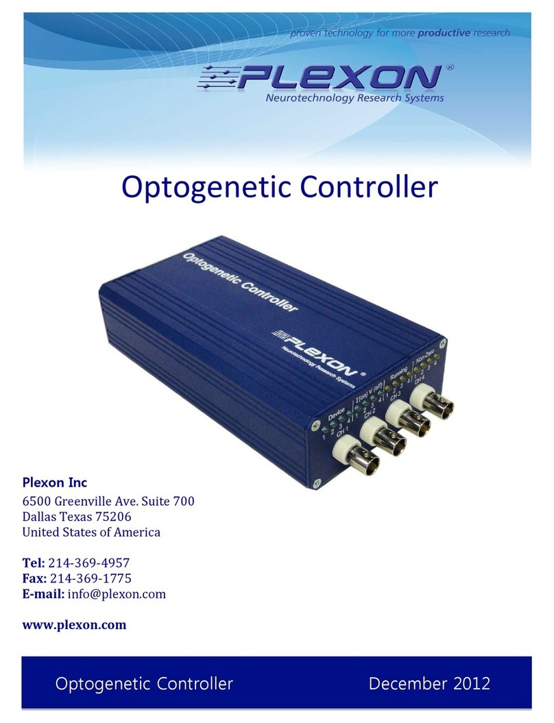 Plexon Optogenetic Controller Manuale utente