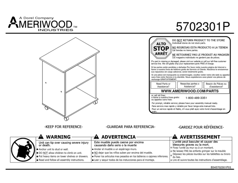 Dorel Ameriwood 5702301P Manuale utente