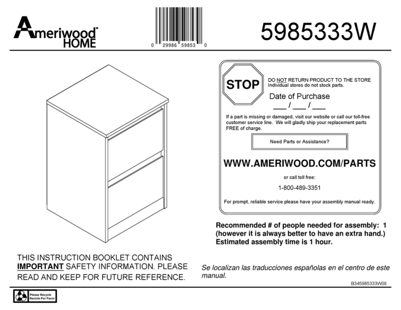 Ameriwood HOME 5985333W Manuale utente