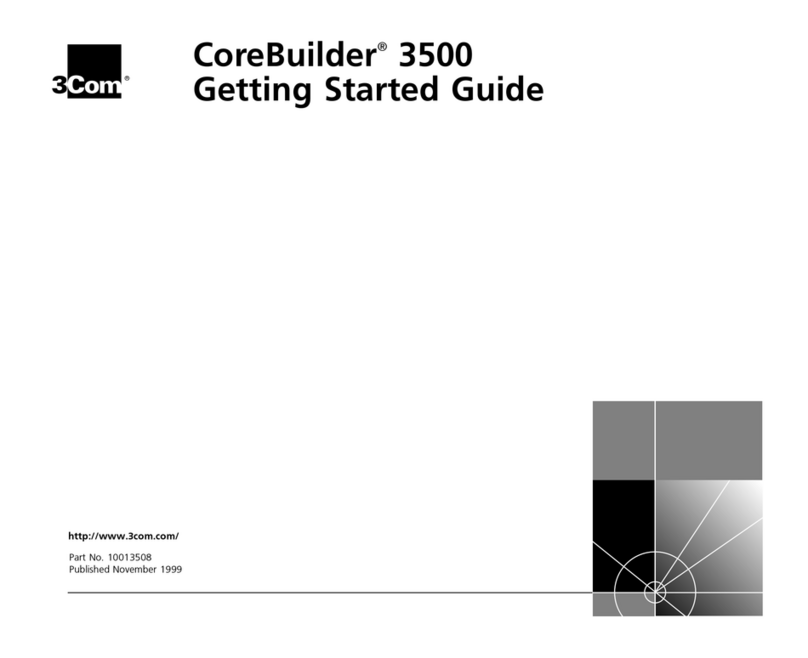 3Com CoreBuilder 3500 Manuale utente