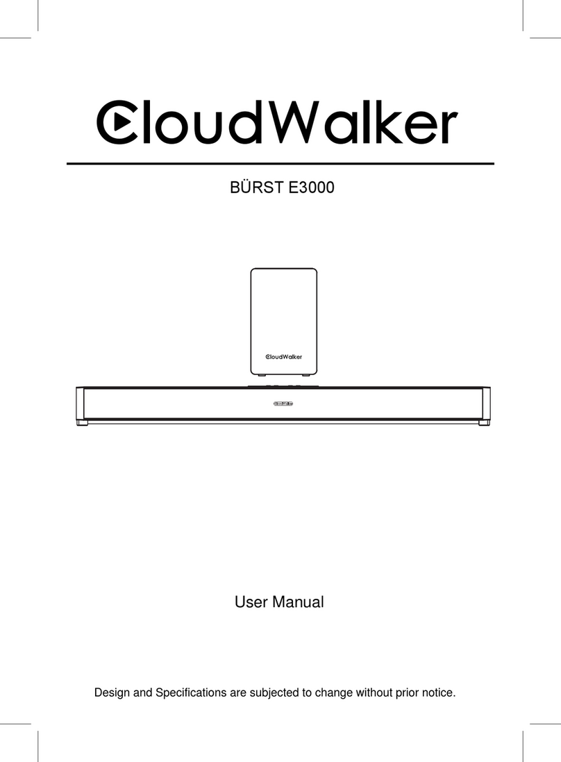 CloudWalker BURST E3000 Manuale utente