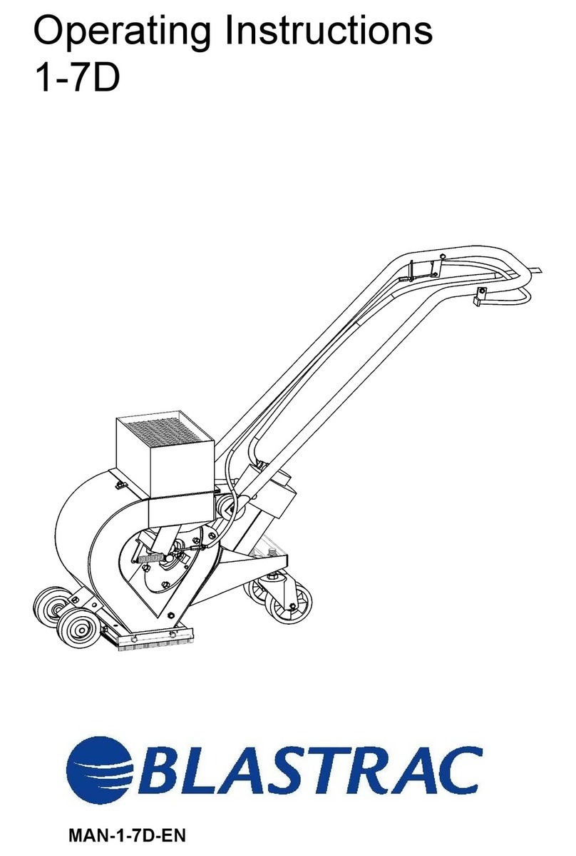 Blastrac 1-7D Manuale utente