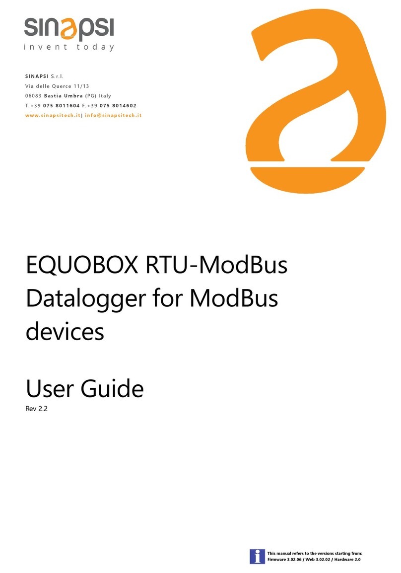 Sinapsi EQUOBOX Manuale utente