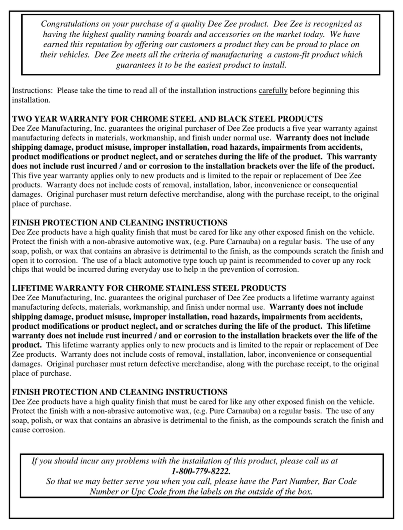 DeeZee DZ 370682 Manuale utente