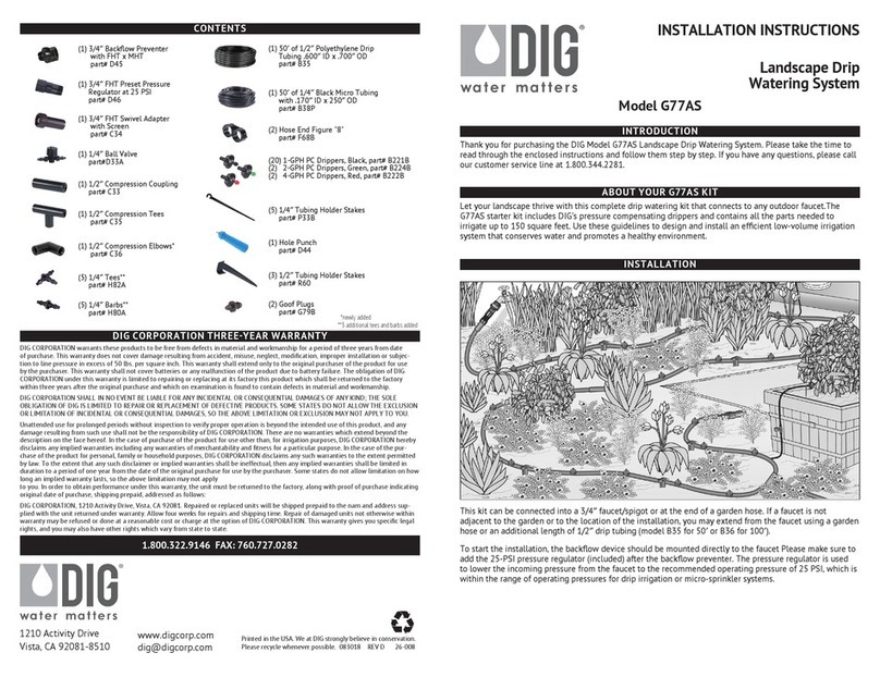 DIG G77AS Manuale utente