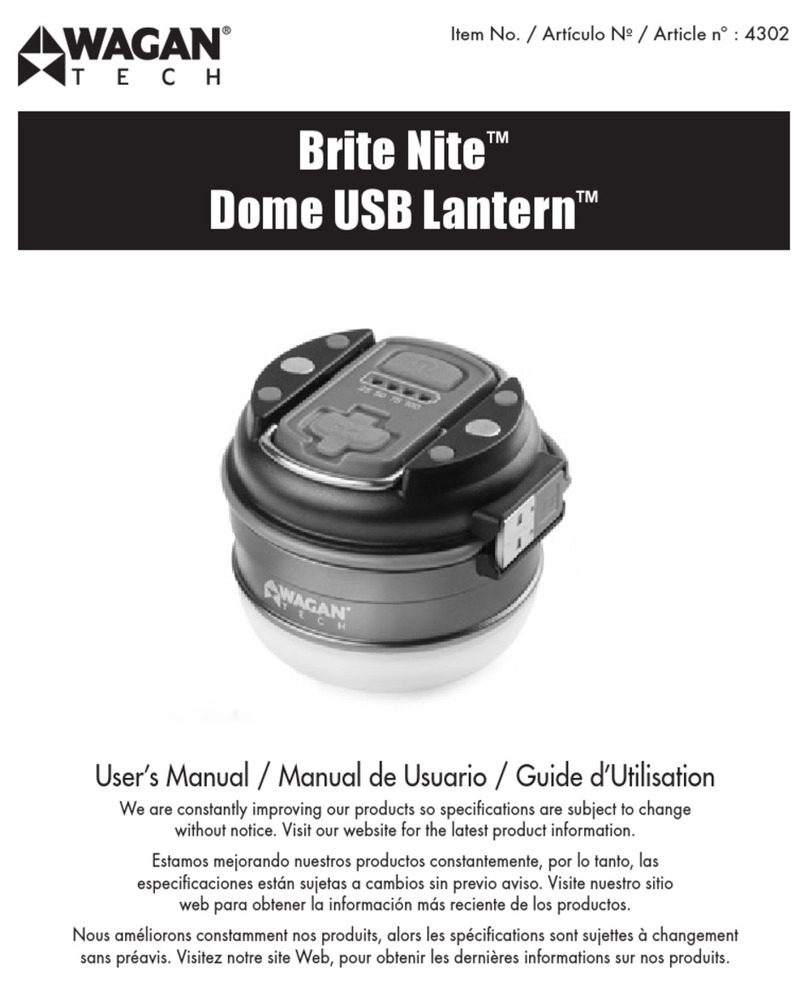 Wagan Brite Nite Dome Lantern Manuale utente