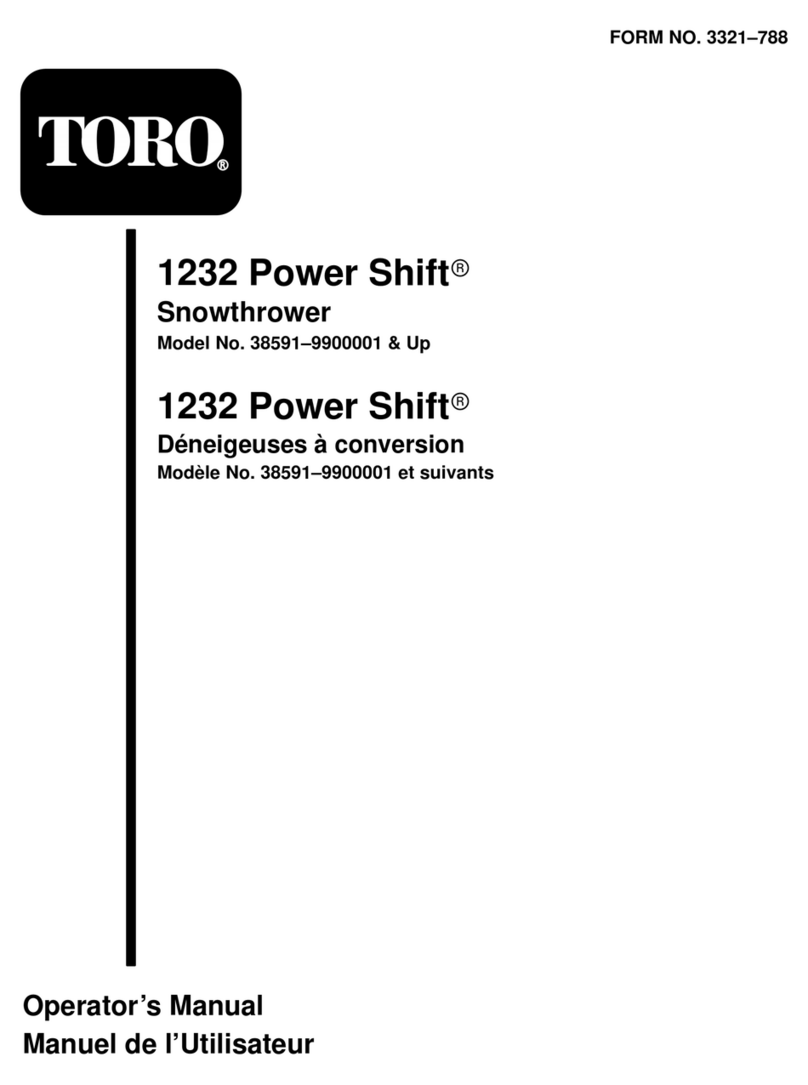 Toro 1232 Power Shift Manuale utente