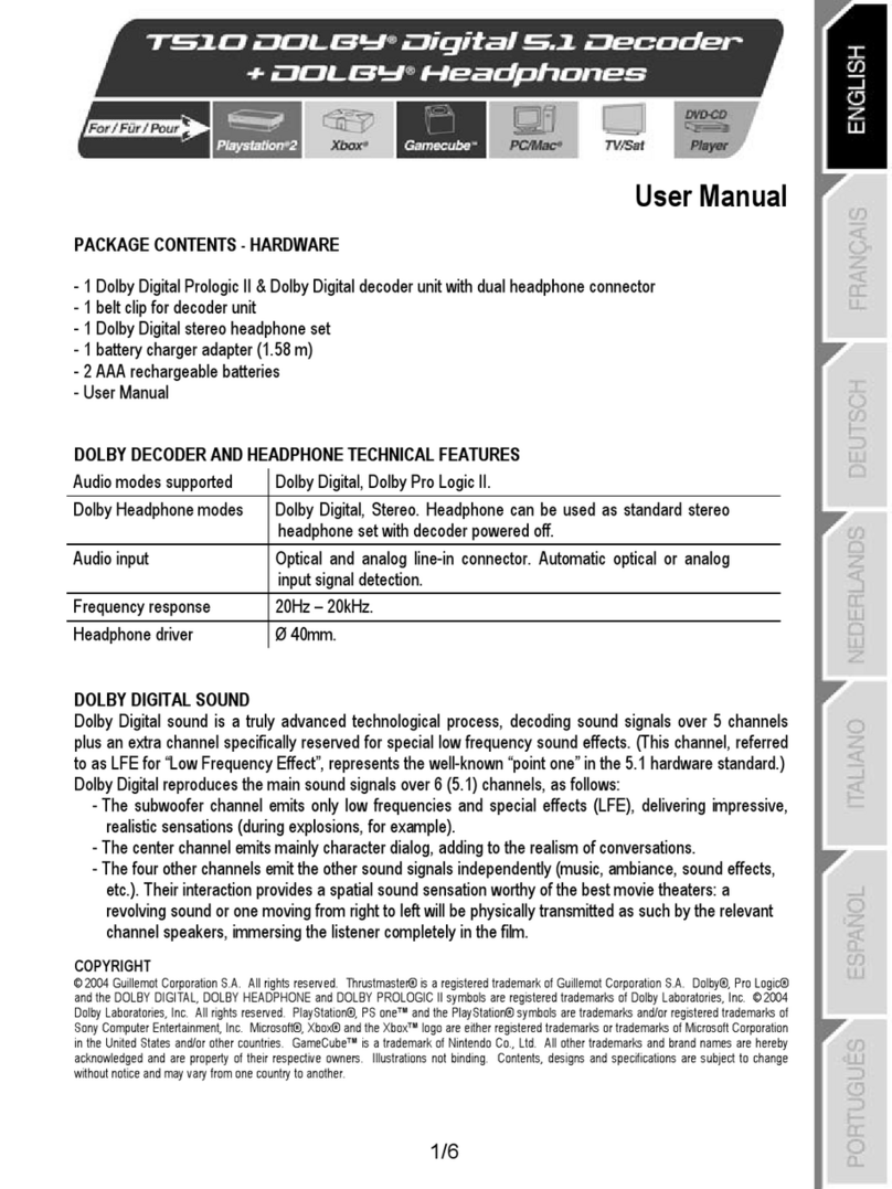 Thrustmaster T510 Manuale utente