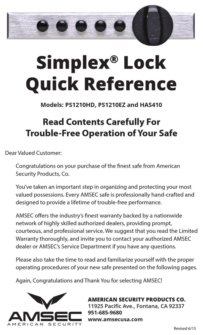 AMSEC Simplex Manuale utente