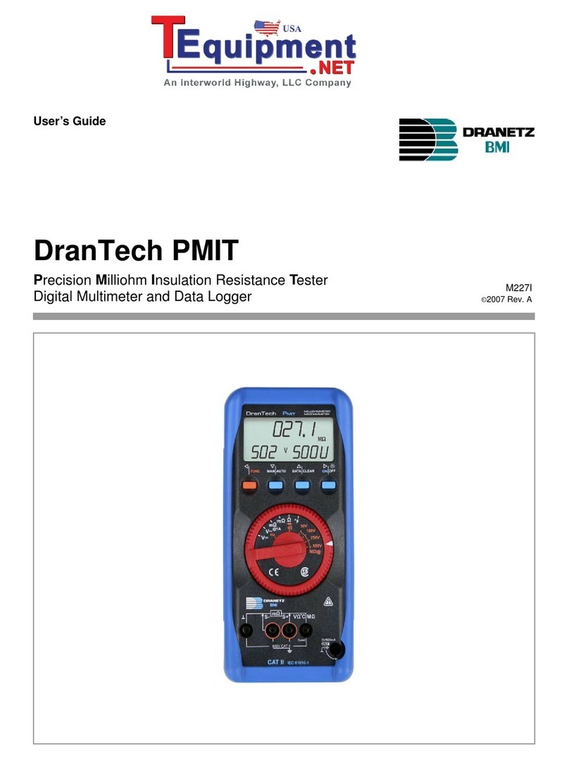 Dranetz-BMI DranTech PMIT Manuale utente Dranetz-BMI DranTech PMIT Manuale utente