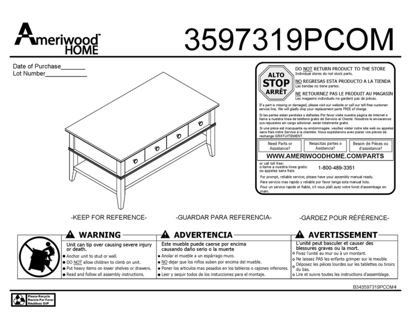 Ameriwood HOME 3597319PCOM Manuale utente