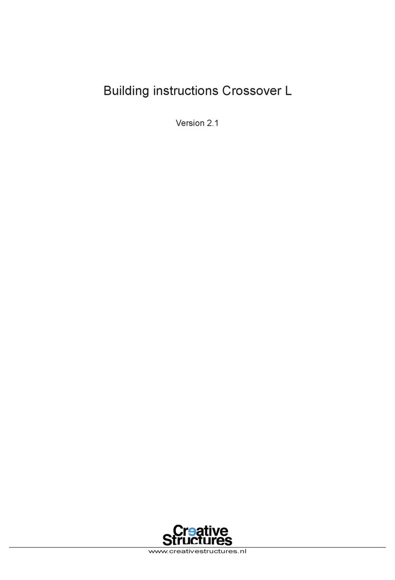 Creative Structures Crossover L Manuale di istruzioni