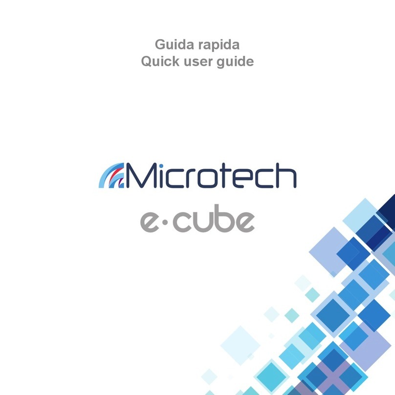 Microtech e-cube Manuale di istruzioni