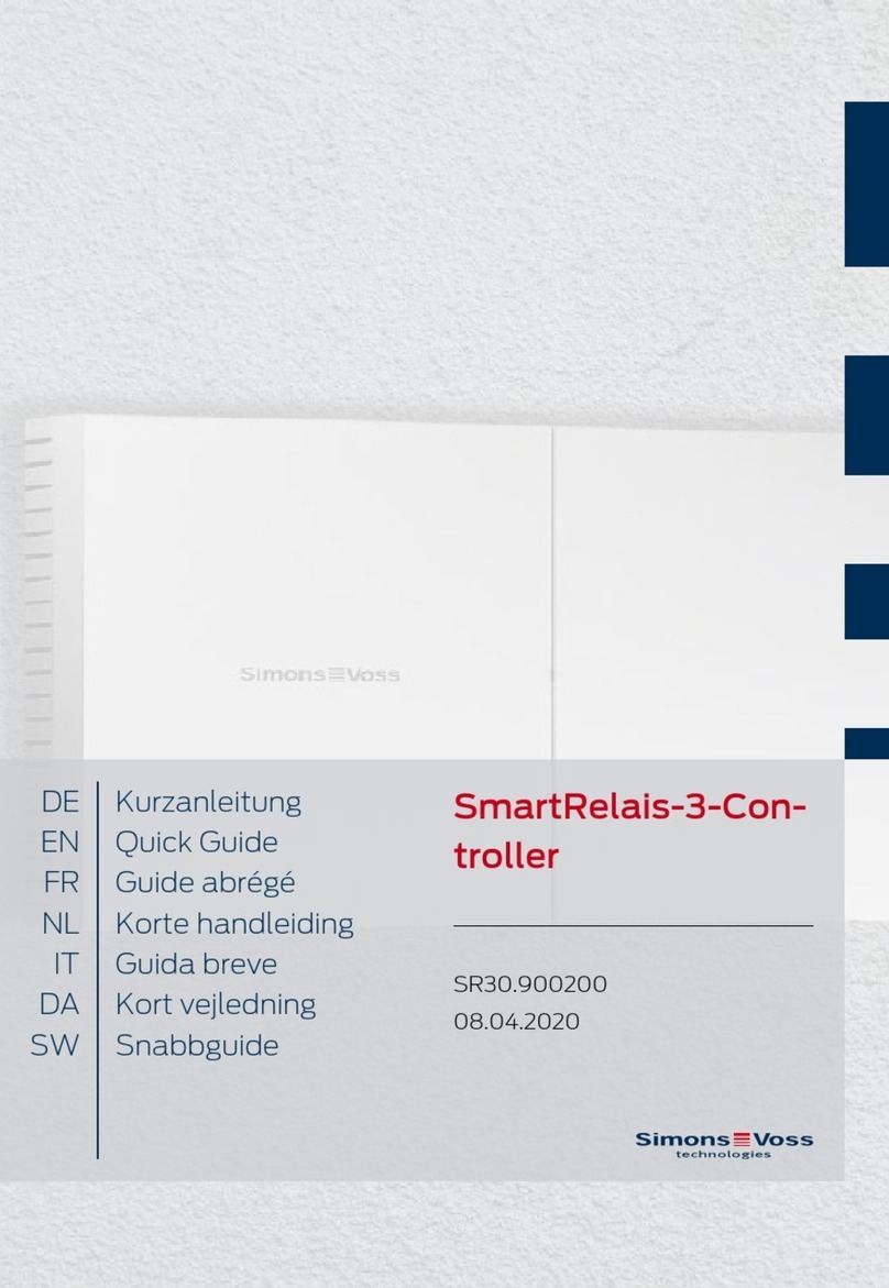 Simons Voss Technologies SmartRelais-3-Controller Manuale utente