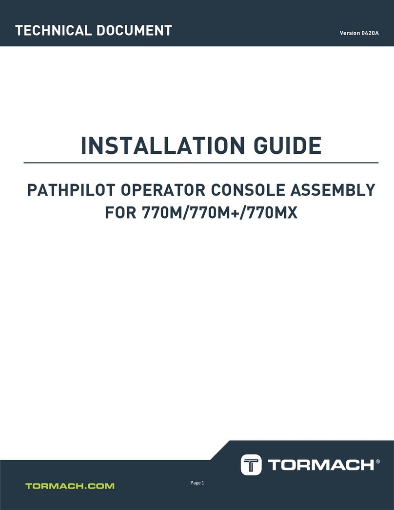 Tormach PATHPILOT OPERATOR CONSOLE Manuale utente