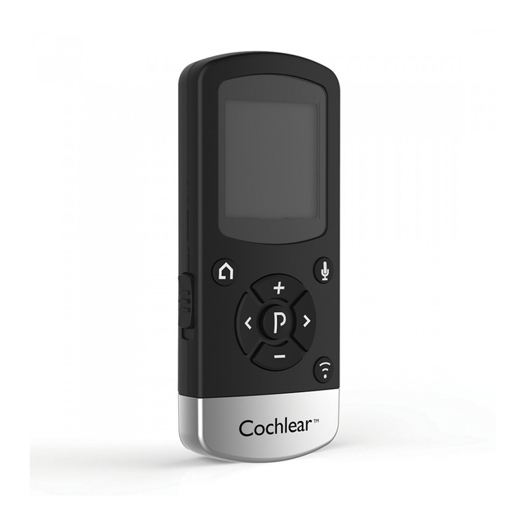 Cochlear Baha remote control 2 Manuale utente