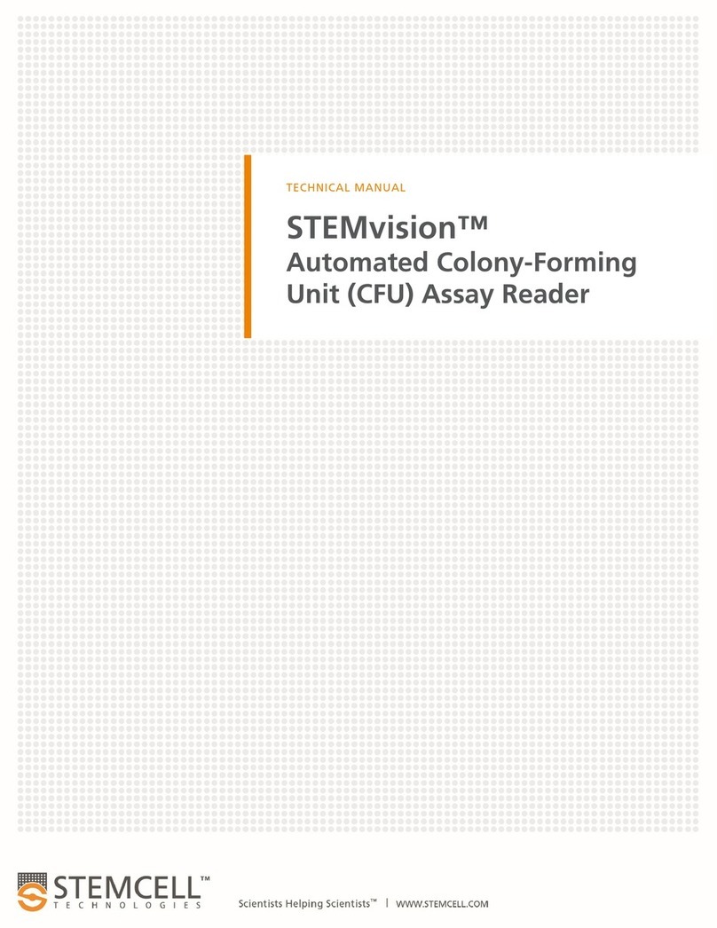 STEMCELL STEMvision Manuale utente