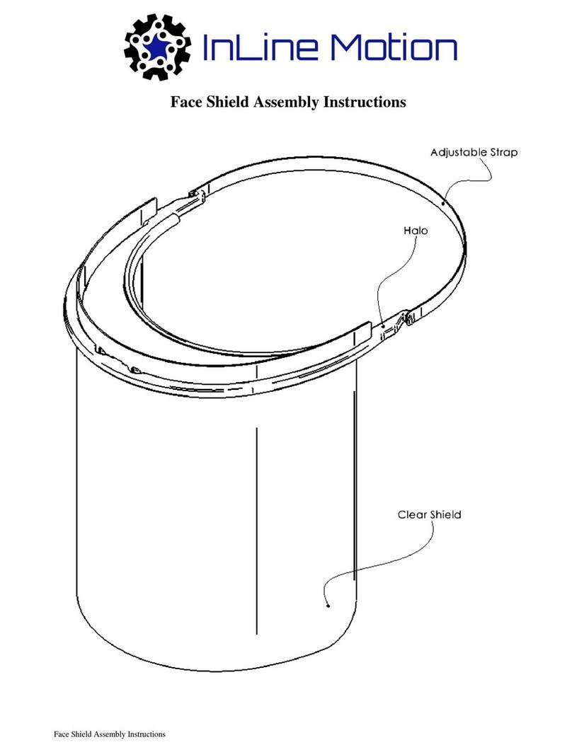 InLine Motion Face Shield Manuale utente